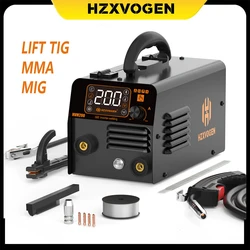 Hzxvogen 3 In 1 Niet-Gas Semi-Automatische Mig Lasmachine Mma/Mig/Lift Tig Omvormer Lasser Synergie Gereedschap Gasloos Ijzer Solderen