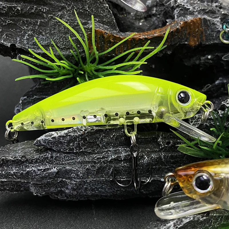70mm 7.8g 3D Minnow Fishing Lures Floating Pesca Wobblers Artificial Hard Baits Inshore Stream Trout Crankbait Fishing Supplies