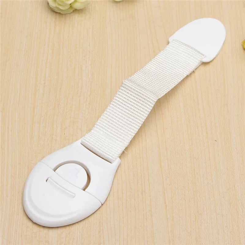 10Pcs Safety Plastic Baby Protection Lock Cabinet Door Drawers Refrigerator Toilet Blockers Kid Portect Care Straps Drawer Locks