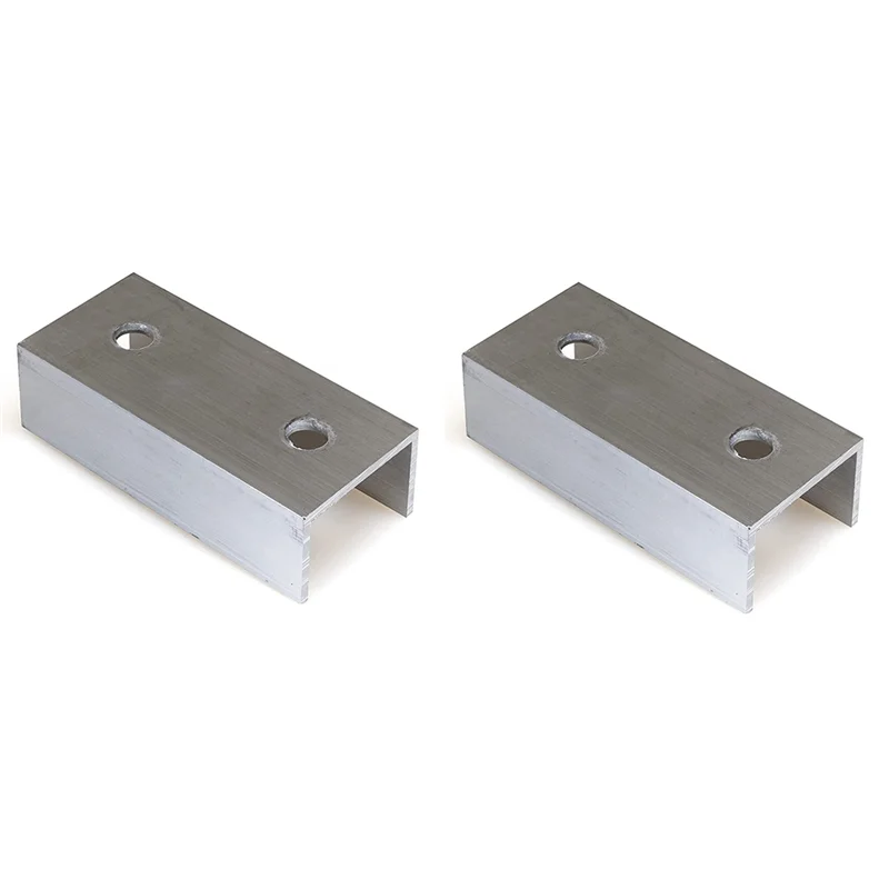 

A20F-Aluminium Material Solar Module Rail Connector For Mounting Photovoltaic Mounting Rail Pack Of 2