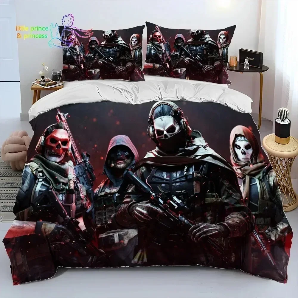 Game Call of Duty Gamer Comforter Bedding Set Single Twin Full Queen King Size Bed Set Adult Kid Bedroom Bedding Gift