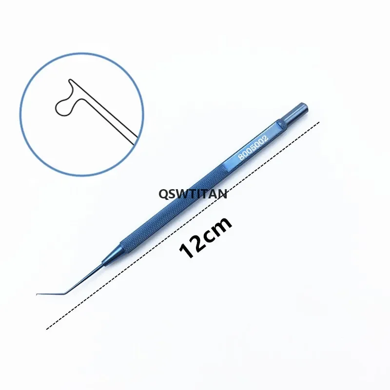 Ophthalmic Hooks Akahoshi Nucleus Manipulator Titanium Kuglen Iris Hook  Intracapsular Manipulator Phaco Chopper Hook