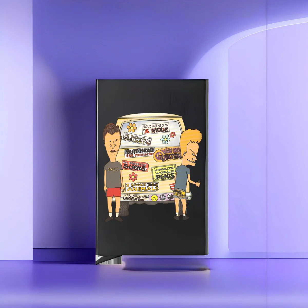 

Автомобиль Beavis and Butt-Head 2026, новый стиль, модный футляр для карт с принтом, различные варианты цвета, простой в использовании, компактный для ежедневных потребностей