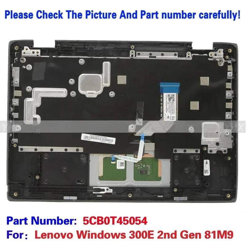 

Для Lenovo Windows 300E 2-го поколения 81M9 упор для рук + клавиатура + тачпад 5CB0T45054