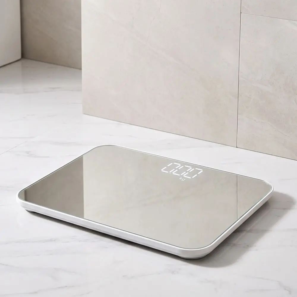 Smart Accurate Electronic Scale Portable Rechargeable Digital Scale Mini Size Mirror Surface Smart Scale Home Use