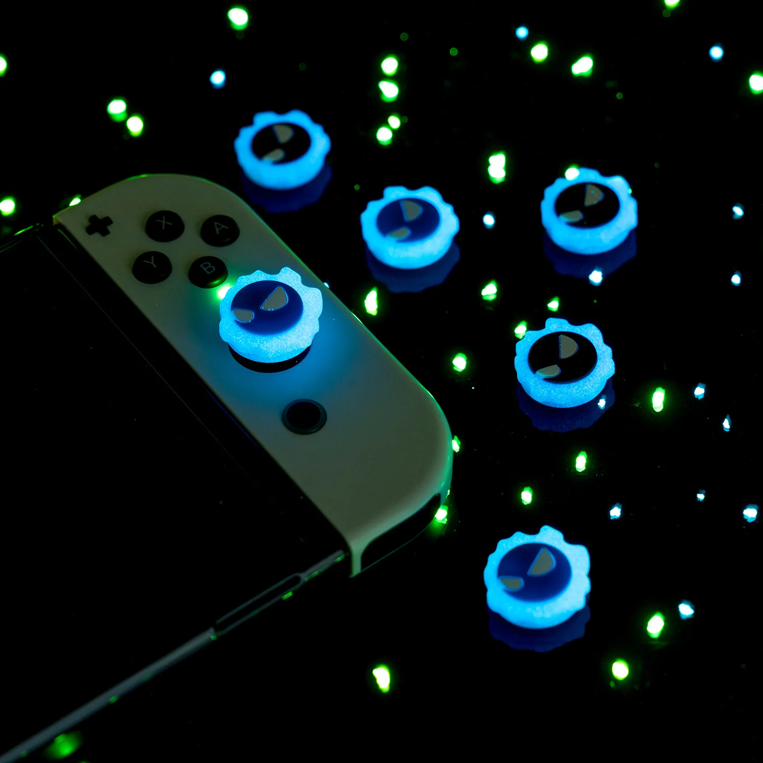Luminous Silicone Thumb Stick Grip Cap Cover For Nintendo Switch Oled NS Lite For Sony PS5 PS4 Pro PS3 Xbox One/360 Series X/S