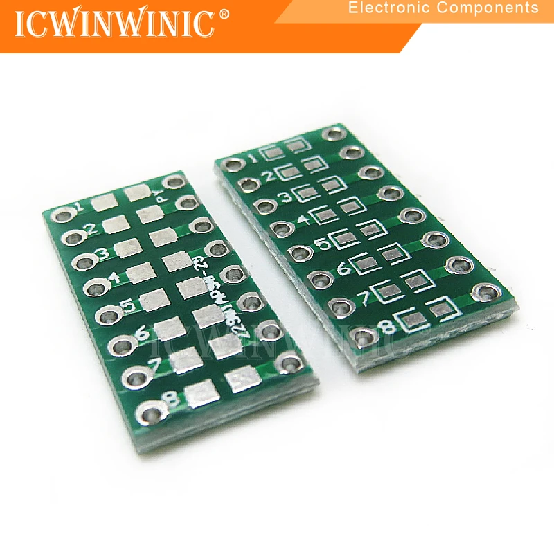 10piece SMD to straight plug 0805 0603 0402 SMT to DIP capacitor resistance LED SMT adapter board
