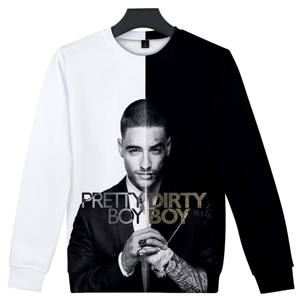 Sweatshirt Men/women Hip Hop Hoodies Maluma Sweatshirt 3D Capless Sweatshirt Print Hot Fashion Polluver Boys/girls Full