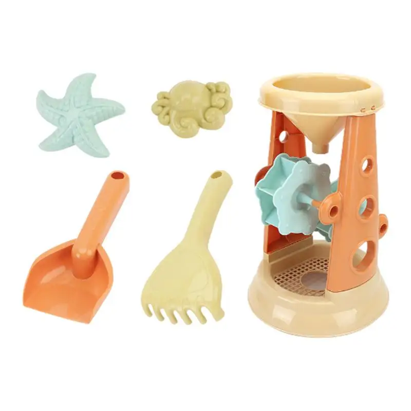 Sand Toy for Kids Outdoor Funny Sand Shovel Rake Toy Boys Girls Sandpit Toy Set to Encourage Parent-Kids Interaction for Seaside