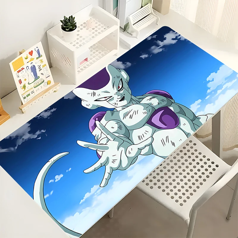 Tapis de souris pour ordinateur portable, armoire de bureau, clavier, tapis de bureau de jeu, grand tapis de souris HD, caoutchouc antidérapant, Dragon Ball Frieza, tapis étendu