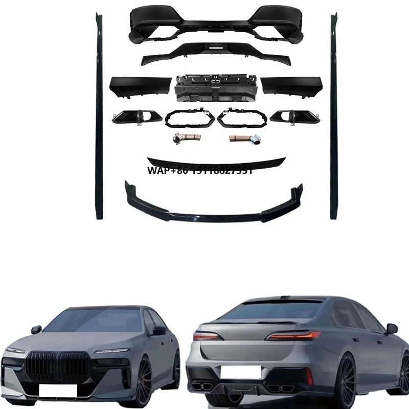 

Car Small Body Kit for G70 Upgrade to 760 M Sport Style Front Bumper Lip Rear Diffuser Side Skirts for 2023 735 740