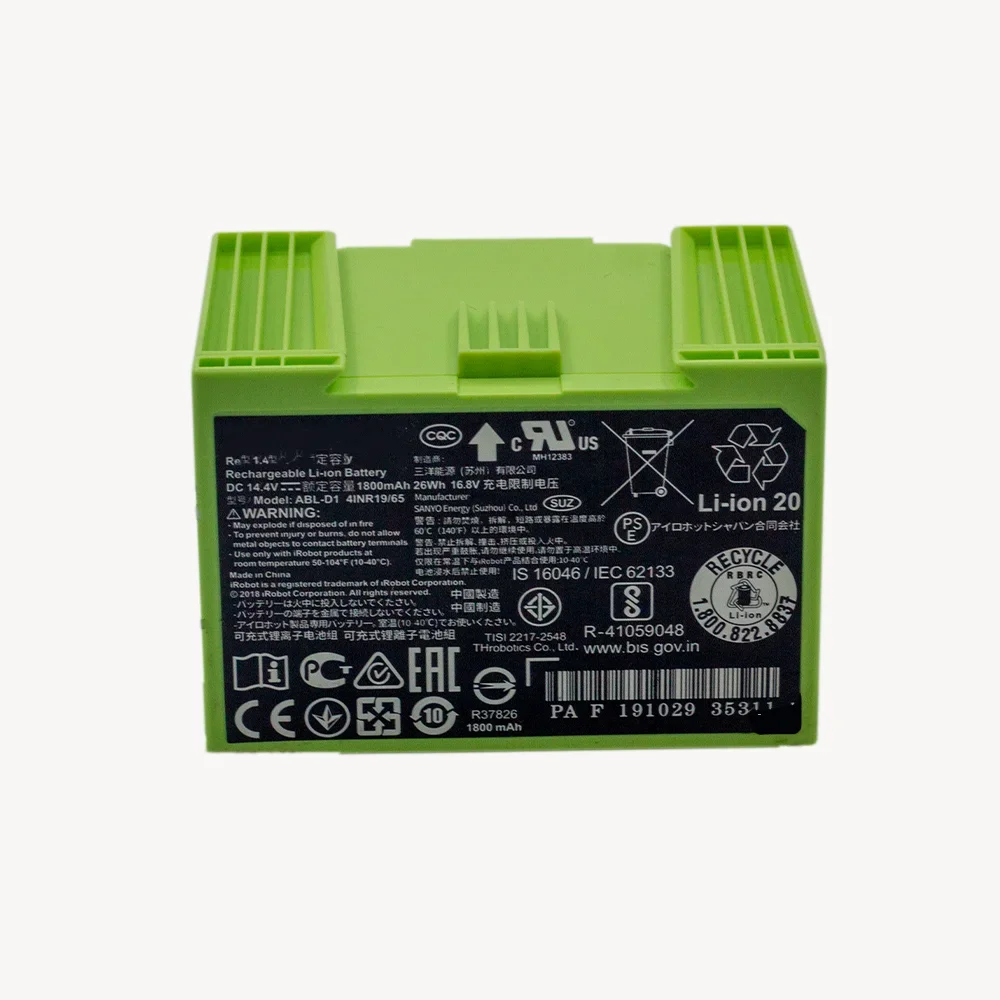 Replacement Battery For IRobot Roomba 14.4V 2500mah I7 I7+ I8 I7158 I7550 I755020 I7558 battery