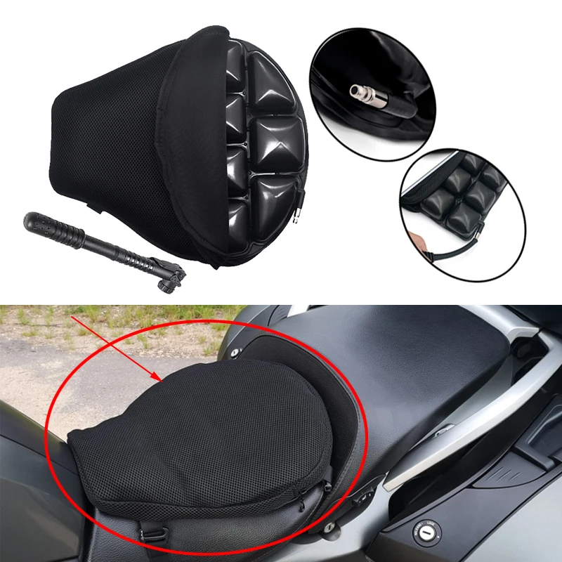 Motorcycle Seat Cushion Cover Air Pad Universal For Yamaha Z800 R1200GS 1200RT 1150 R1200 RT LC Suzuki Vstrom 650 For 390 ATV