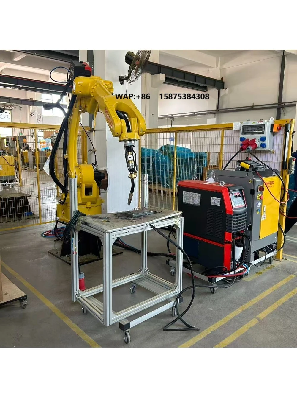 Welding Robot 2078mm High Speed 6-Axis PLC Gearbox Motor for Sheet Metal Automotive Parts Welding Grinding Finishing