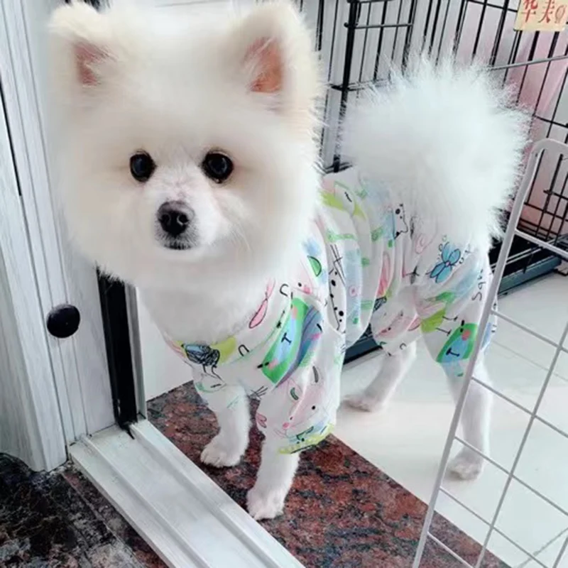 Sweet Pet Dog Jumpsuit Pajama for Small Dogs Shih Tzu Yorkshire Terrier Pajamas Overalls Puppy Cat Clothes Clothing pyjama chien