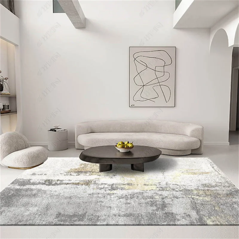 Art Abstract Living Room Coffee Table Carpet Senior Light Luxury Bedroom Bedside Carpets Study Rug Kitchen Bathroom Non-slip Mat