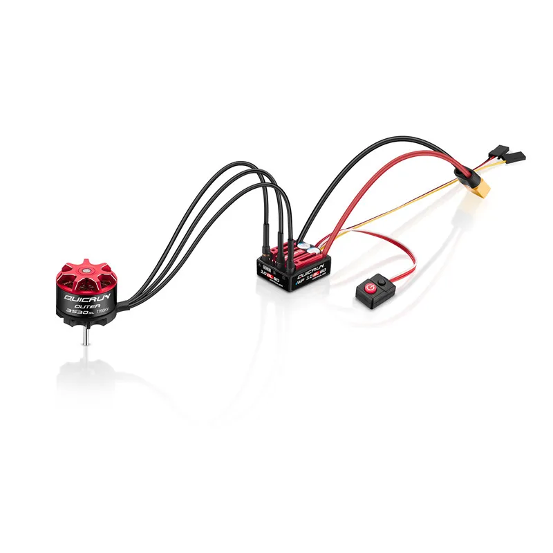 New Hobbywing Quicrun WP 10BL80 2-4S 80A Waterproof ESC & Outer 3530SL 1700KV/2200KV Motor