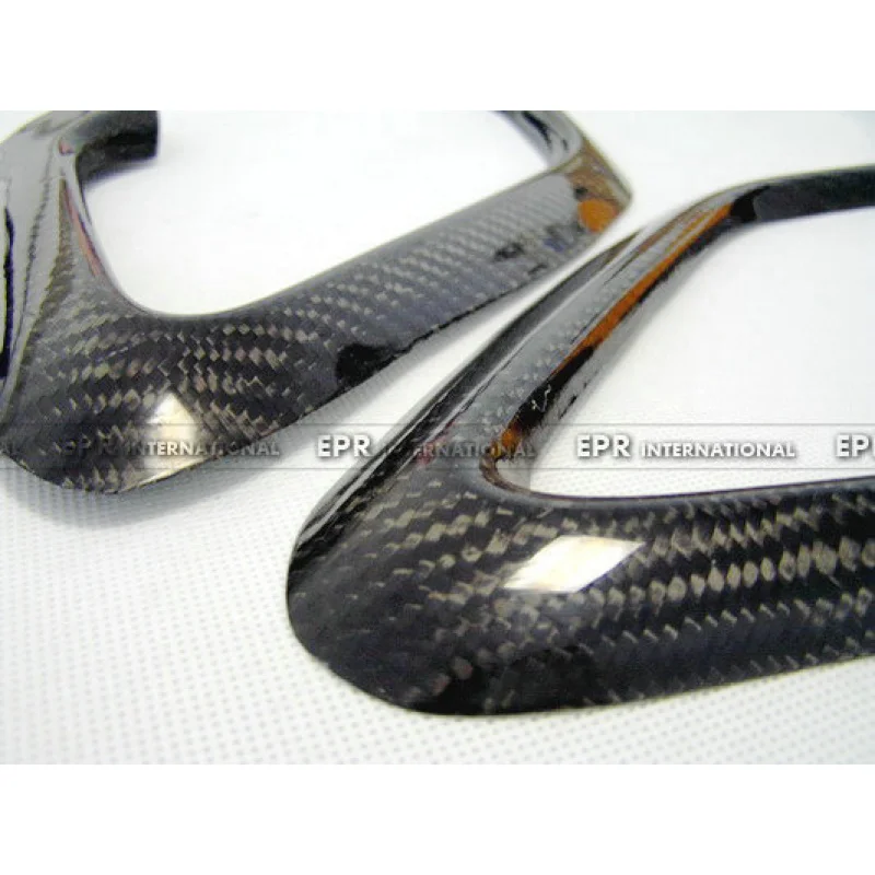 لنيسان R35 GTR ألياف الكربون الداخلية مقبض الباب الداخلي مقبض سحب الباب ملصق إضافة تعديل #4