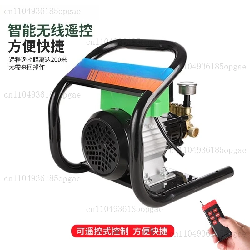12V 60V 72V 220V High Pressure Sprayer Electric Agricultural Fruit Tree Washing Machine Frequency Conversion Remote Control