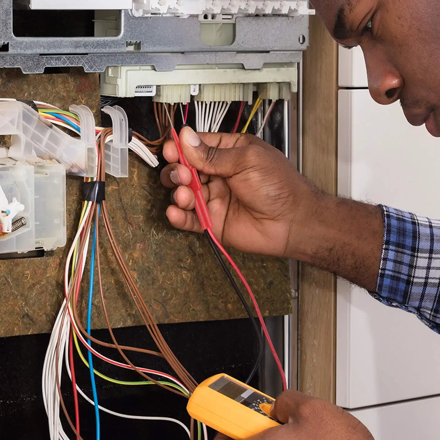 19-delige multimeter-testset Isolatie-achtersondes Automotive voor multimetertest Banaan-aansluiting Plug Autotester