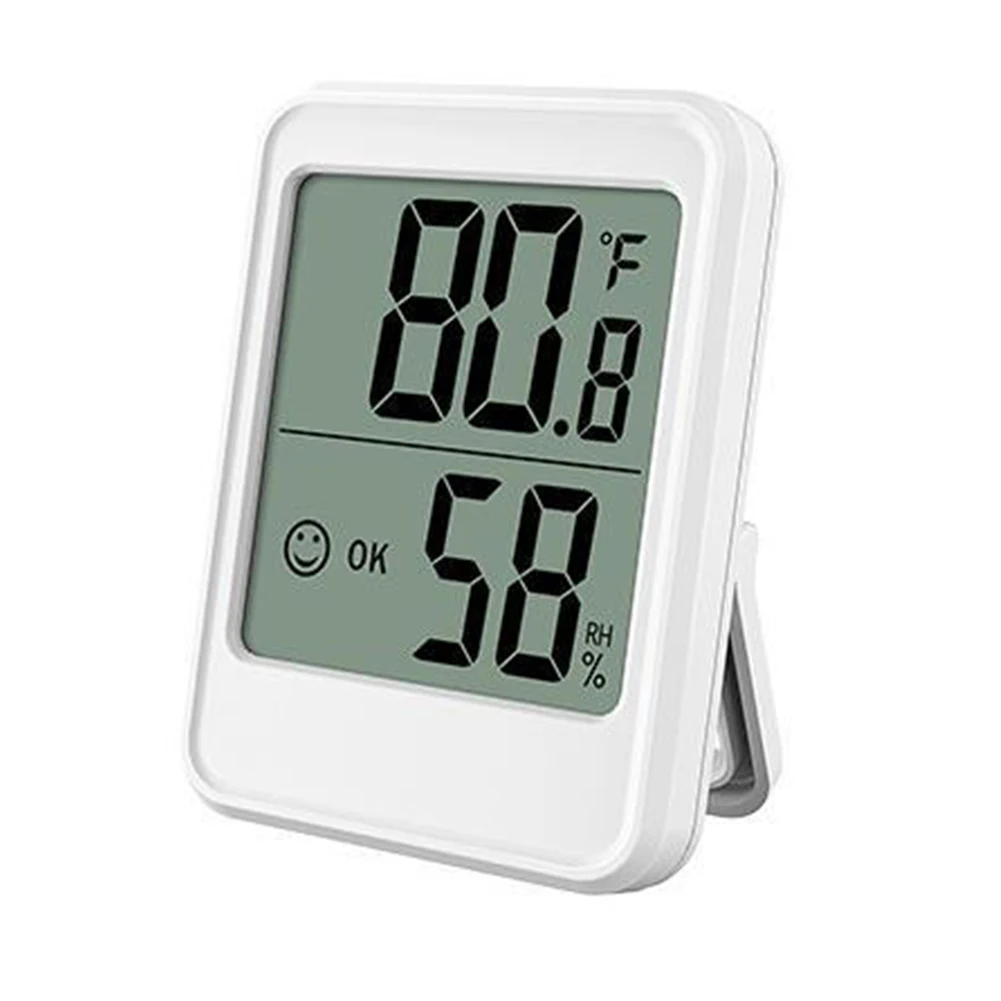 Large Numbers  Easy Reading  Digital Hygrometer Room Thermometer  Minimalist Design  Temperature Humidity Measurement