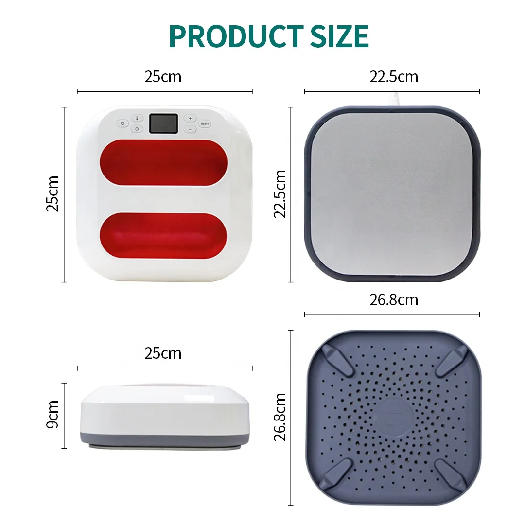 2025 Hot Sale Portable Heat Press Machine 9x9 Inch Easy Press Flat Printer 10x12 Inch Mini T Shirt Heat Press
