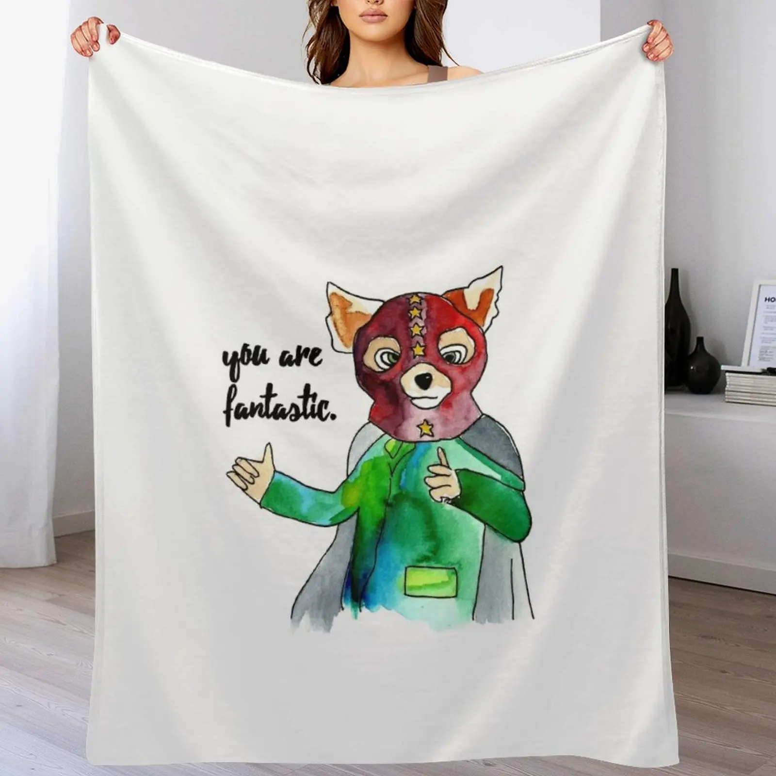 

Fantastic Mr. Fox Throw Blanket Luxury St warm winter Flannels decorative Blankets