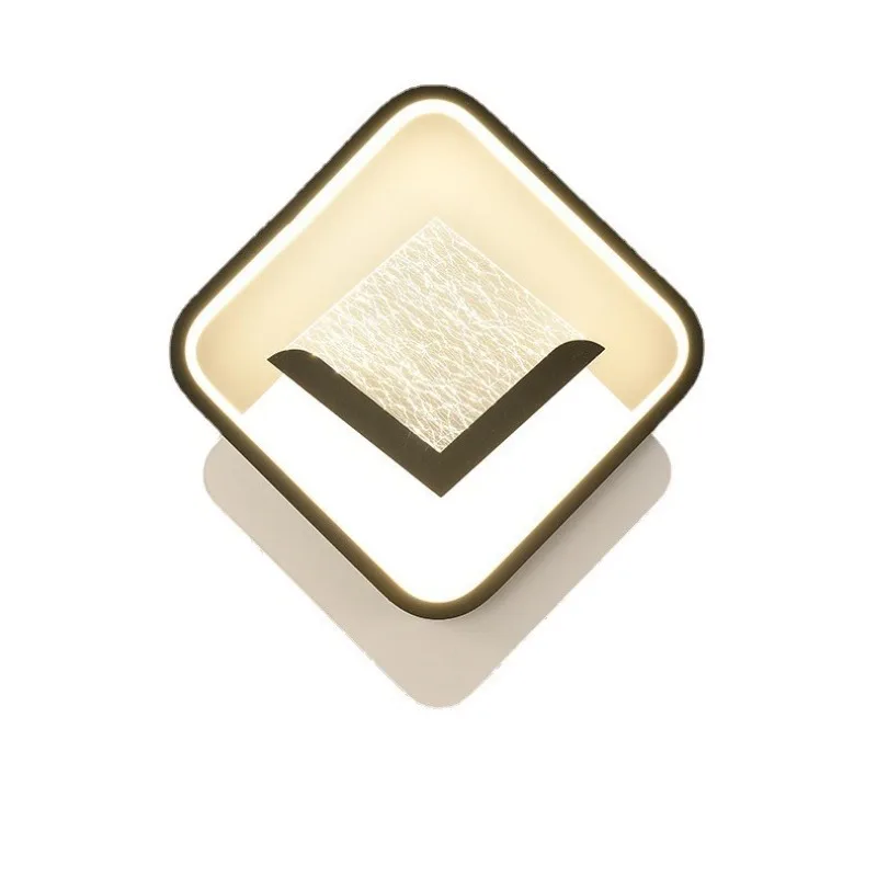 

Wall lamp led modern simple bedroom living room background wall feather decoration Nordic creative corridor