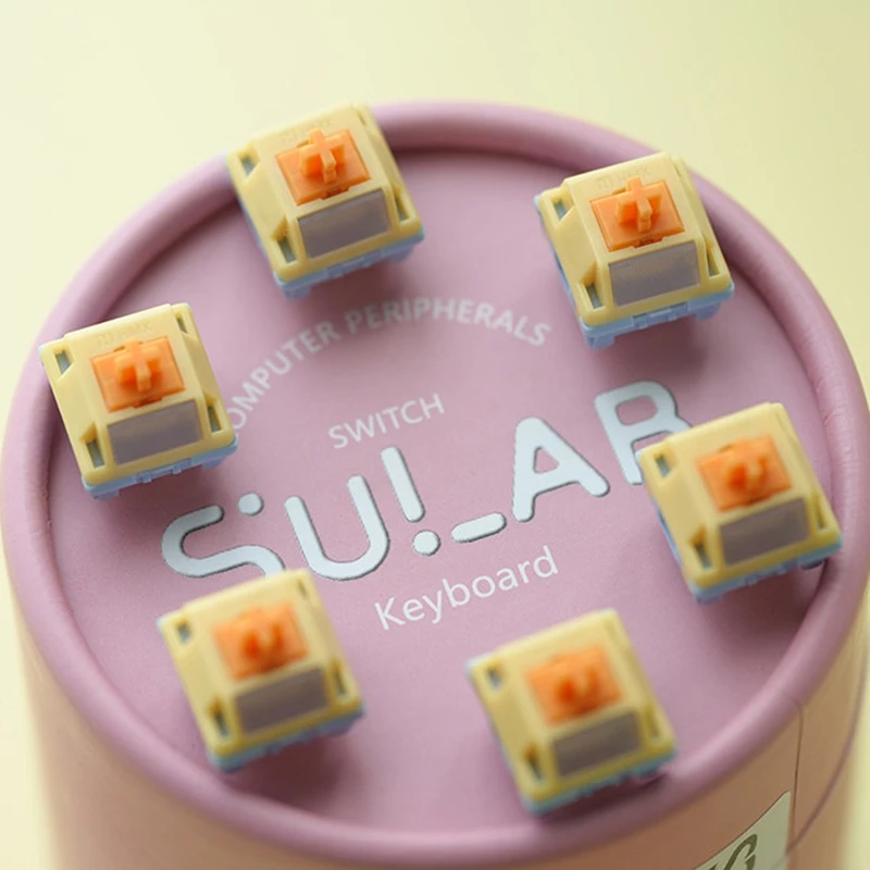 HMX LuLu Silent Switch 5Pin 32g 37g 45g Linear Silent Switches POM Factory Lubrication Custom Mechanical Keyboard Accessories — product photo 1 of 1