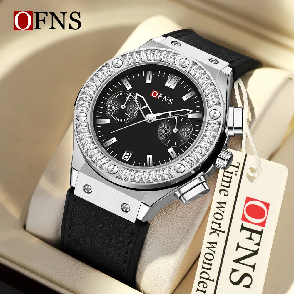 OFNS Brand 1530 Simple Women's Quartz Watch Waterproof Calendar Night Light Fashion Women's Quartz Watch Chronograph