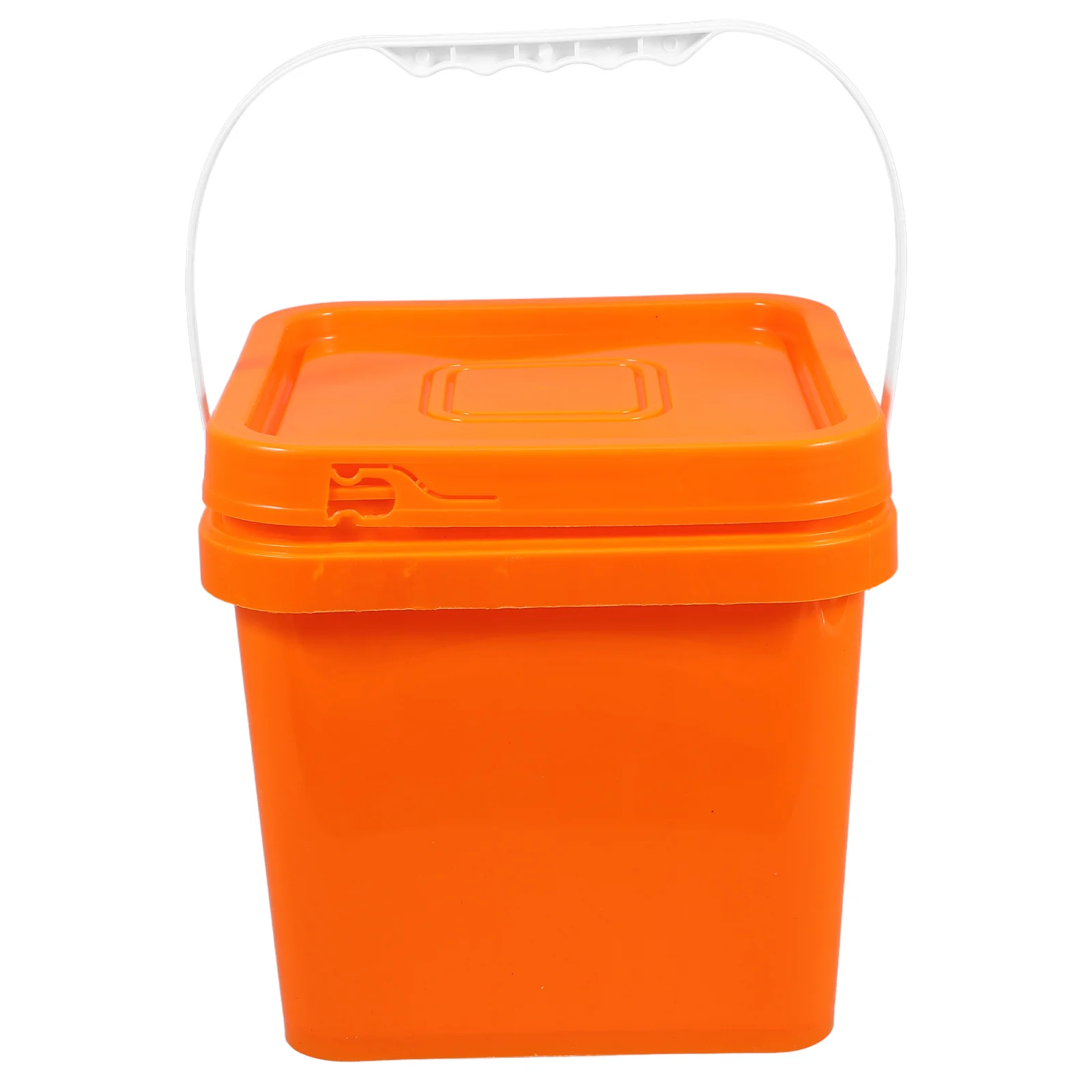 5L Paint Bucket Square Container Lid Plastic Storage Can Household Industrial Use Empty Small Tub paint