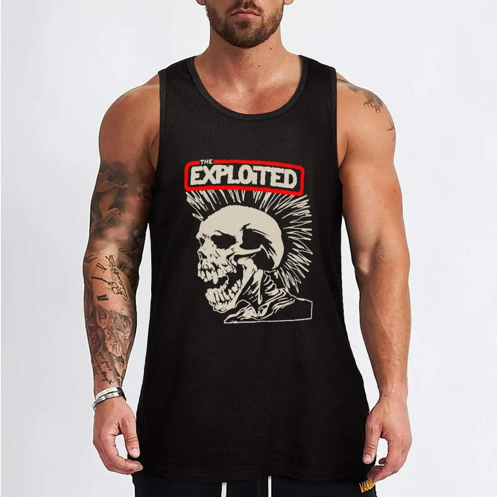 The exploited Tank Top Men's clothing brands Men sleeveless tee Vest for boy Vests