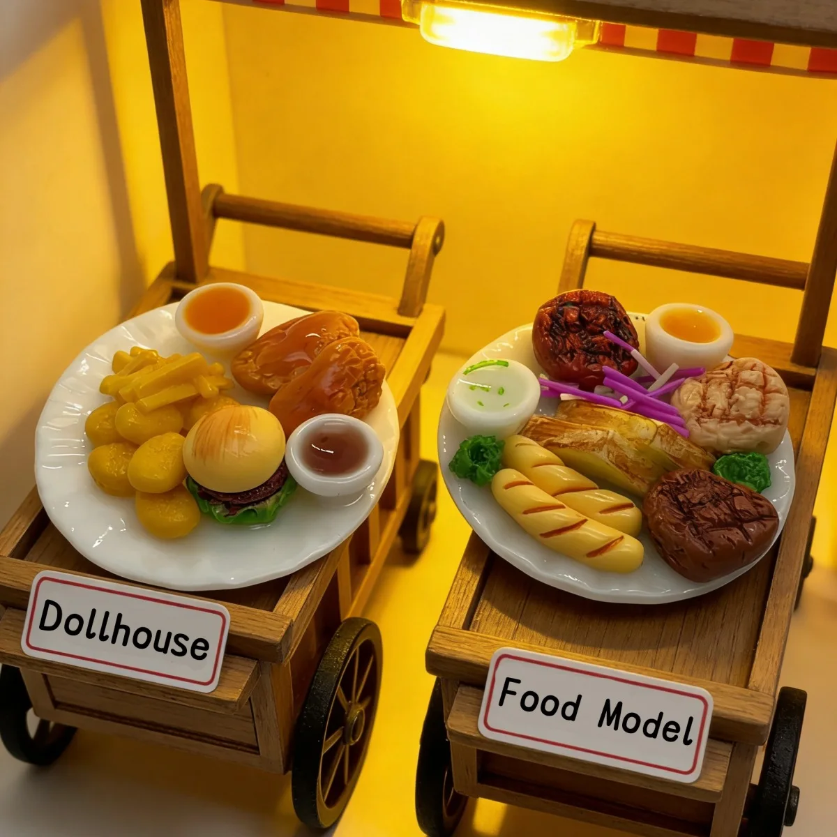 

5picecs Miniature Summer Beach Fairy Door Set - Dollhouse Ocean Scene Props, Wooden Beach Chair & Outdoor Mini Model Accessories