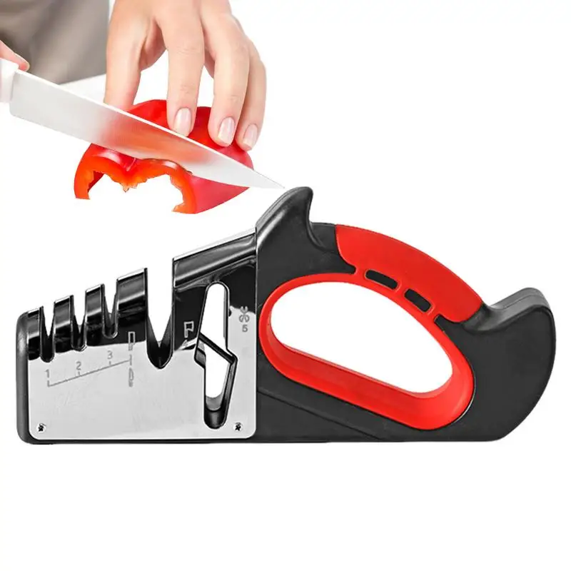 Kitchen Cutter Sharpener Scissor Sharpening Tool Manual Sharpener For Kitchen Cutters Outdoor Cutters Pocket Cutters And