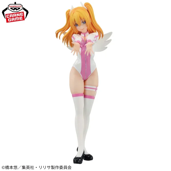 22cm Original Bandai 2.5 Dimensional Seduction Amano Ririsa True Angel Form Ver. Kawaii Anime Figure 2.5 Jigen No Ririsa Figure