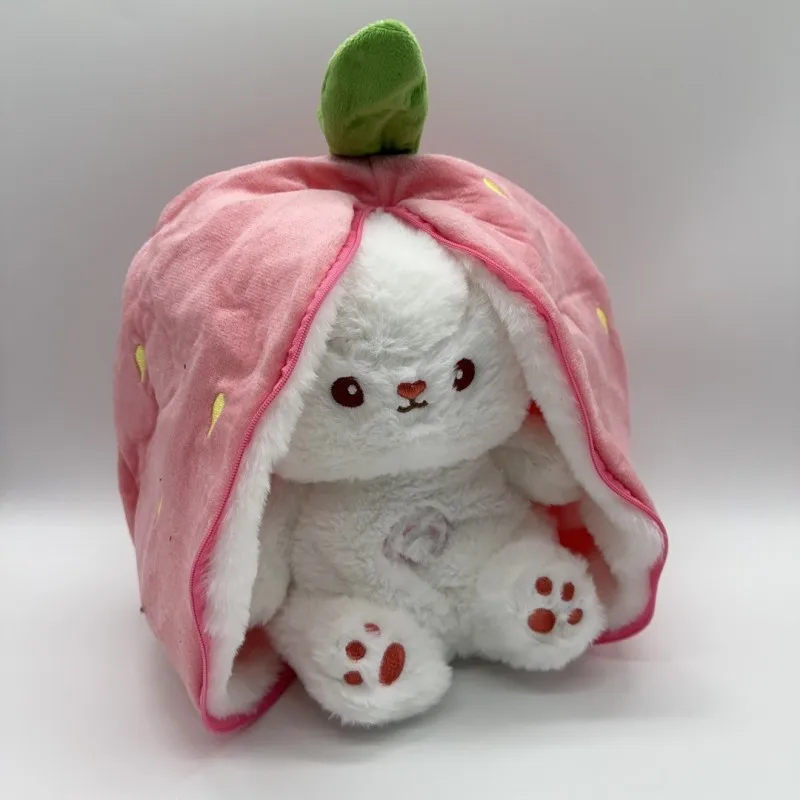 The new four-speed movement will breathe and glow, cute koala sucking strawberry radish rabbit children\'s soothing doll