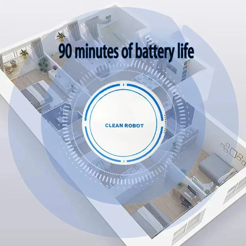 Xiaomi 3-in-1 Wireless Smart Sweeping Robot aspirapolvere multifunzionale Ultra-silenzioso Wet & dry Mopping Floor elettrodomestico