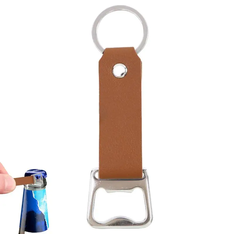 

Flat Beer Bottle Opener Flat Bottle Opener Keychain For Men Stainless Steel Beer Opener Bartender Tool Portable Soda Bottle