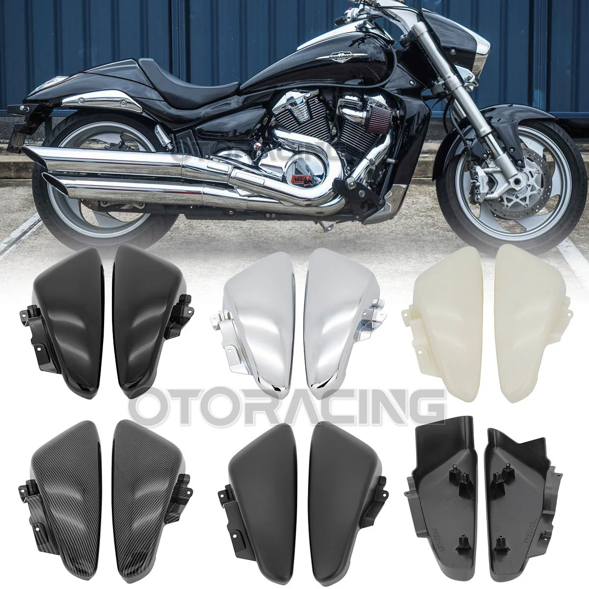 

Motorcycle Left Right Side Fairing Battery Cover For Suzuki Boulevard M109R Intruder M1800R VZR1800 Boss 2006-2022