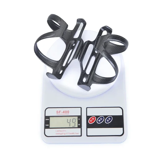 Imagen 2 del producto Soporte para botella de bicicleta nueva, portabotellas, portabotellas de fibra de carbono completa, aplicación a accesorios para bicicletas de carretera y de montaña