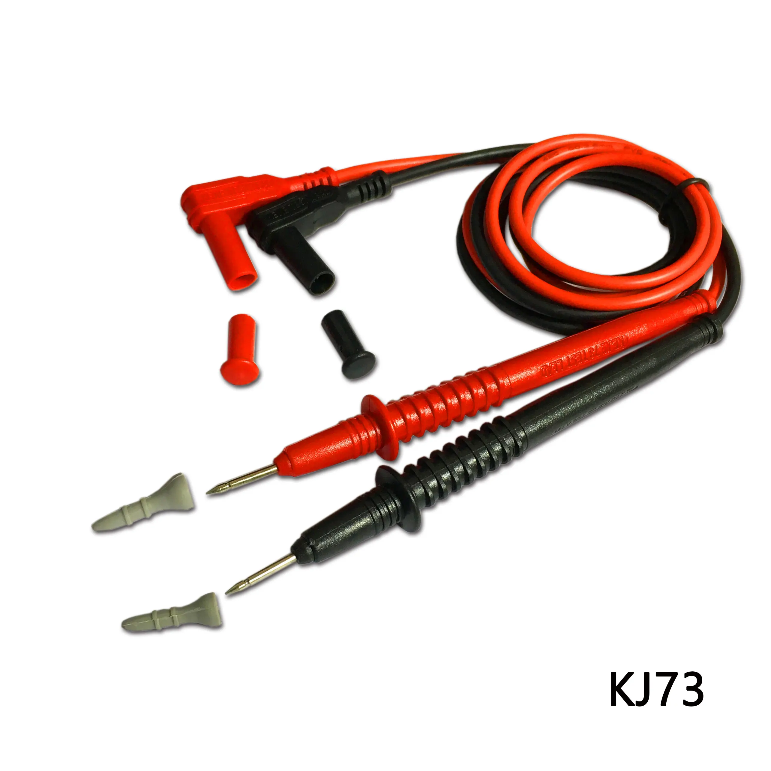 Industrial Multimeter Test Probes, Safety Certified, Heavy-Duty for Electricians and Technicians
