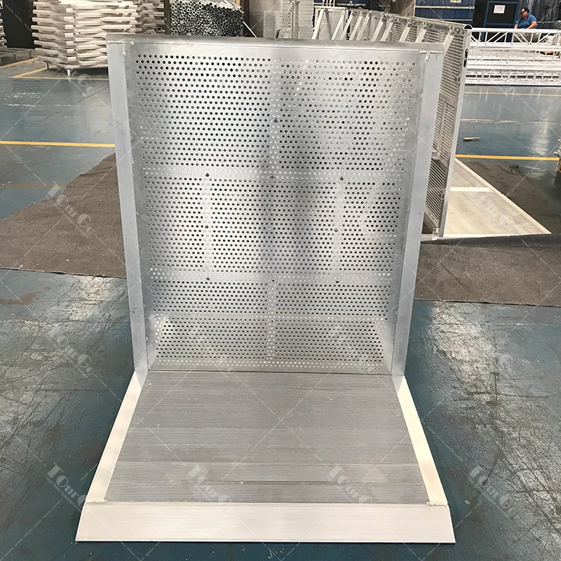 Aluminum Foldable Portable Crowd Control Barrier for Events & Stages