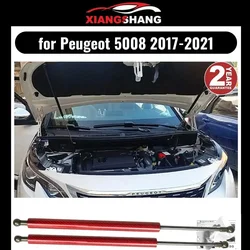 Bonnet Hood Struts for Peugeot 5008 P87 2017-present Lift Supports Front Cover Modify Gas Damper Spring Shock No-Drill