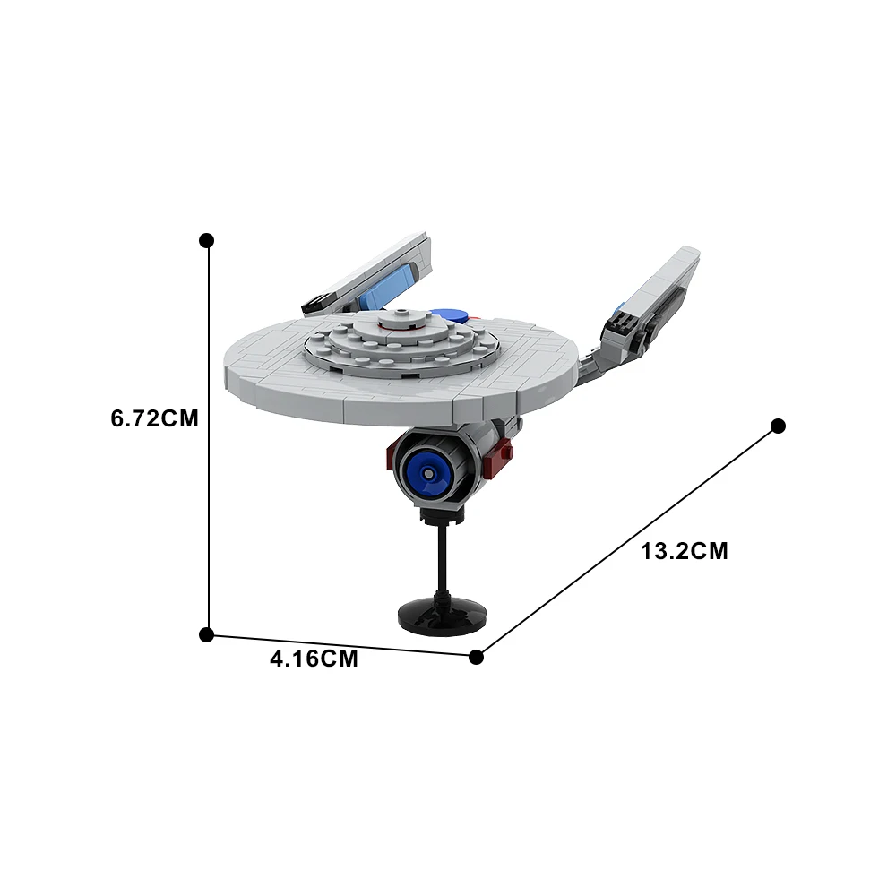 Moc Raumschiff World Space Trek Unternehmen NCC-1701 Raumschiff Bausteine Film Ziegel Modell Spielzeug für Geburtstag Kinder Geschenk