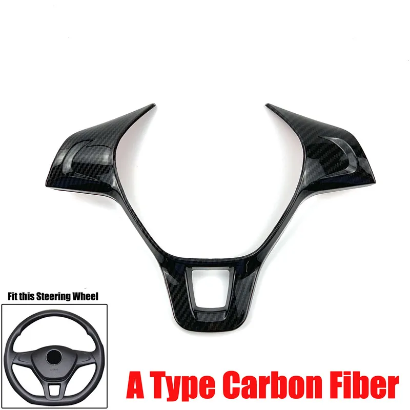 Car Steering Wheel Cover Trim for Volkswage VW Golf 7 POLO Jetta Touran Tiguan Passat T-Cross T-Roc Arteon Atlas Caddy Amarok