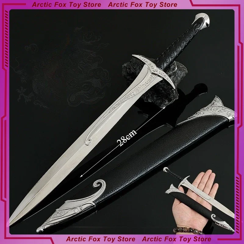 28 cm Nieuwe Sting Game Randapparatuur Metalen Model en Rekwisieten Desktop Decoratie Ornamenten Verjaardag Festival Jongen Geschenken Speelgoed