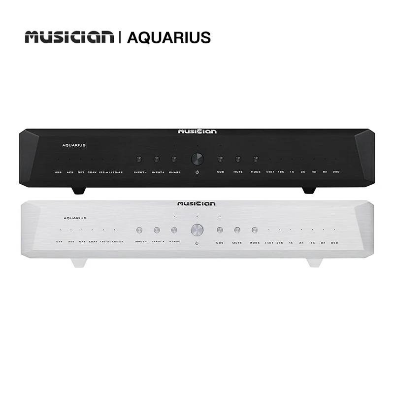 Músico Aquarius R2R DAC array ture balance USB/2 * I2S/AES balance/entrada coaxial RCA XLR saída de equilíbrio decodificador R2R