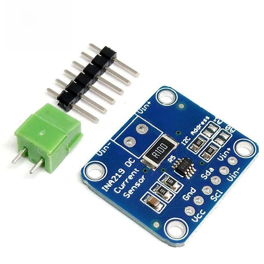 INA219 I2C Current Sensor Module for Bidirectional Current and Power Monitoring with 0V to 26V Bus Voltage Range