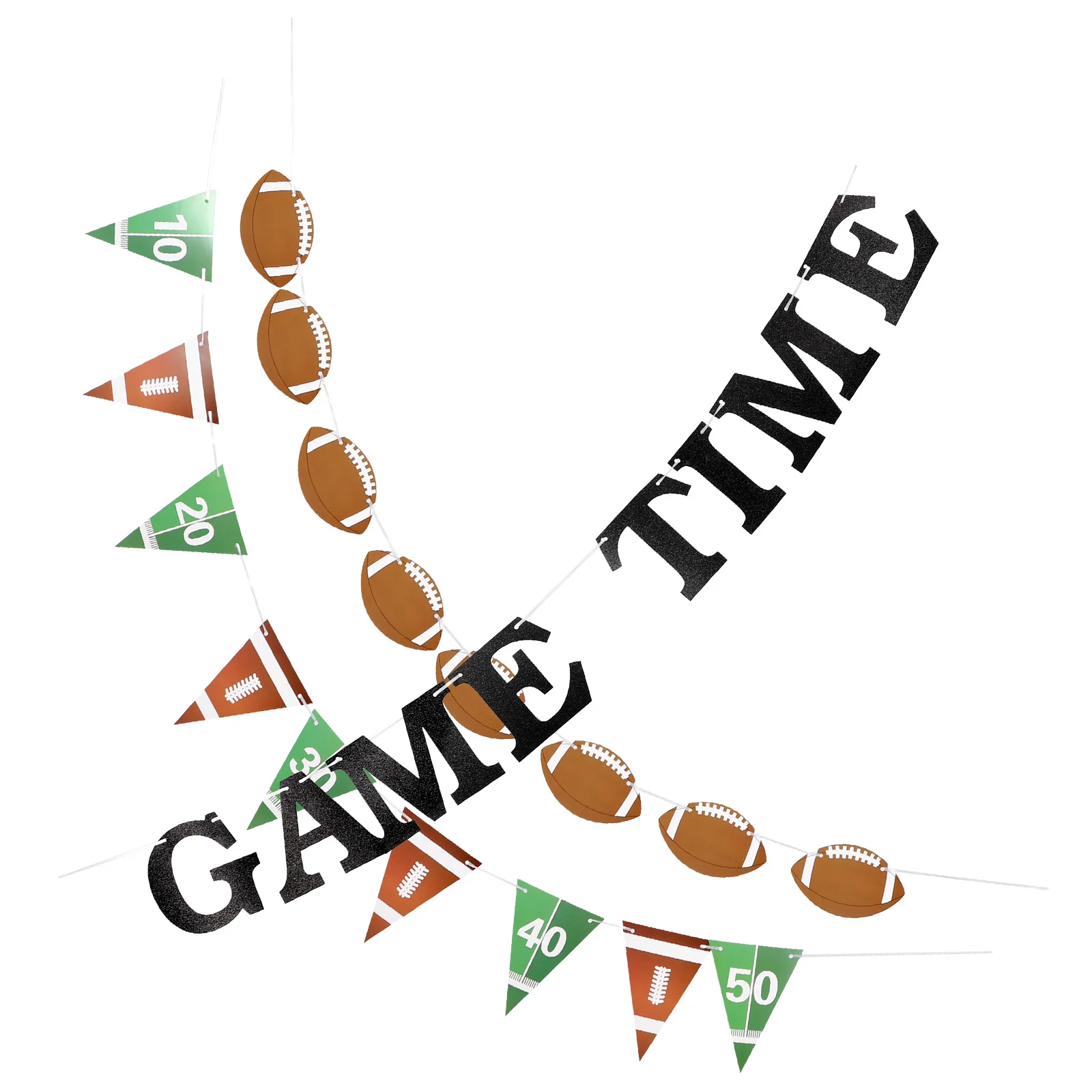 

3Sets American Football Party Decorations Banner Flags Birthday Wall Hanging Supplies Party Decorations Football Banner