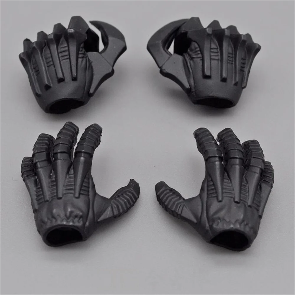 

1/6 Medicom RAH Black Gloved Hand Types Model Pawl Claw Hand Types Model PVC Material For 12" Action Figure Collectable DIY